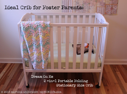mini crib folding